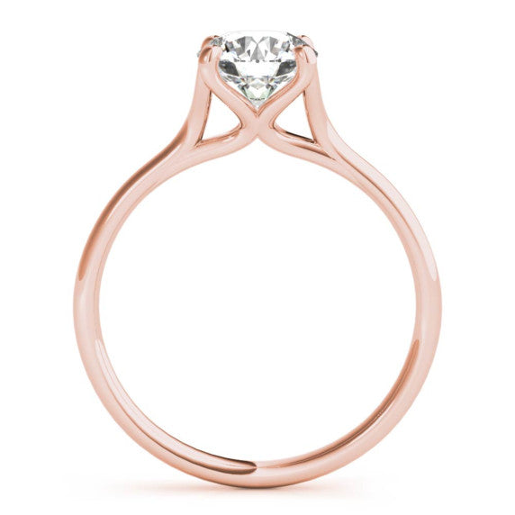 Elle Cathedral Lab-Grown Diamond Ring - Detail View