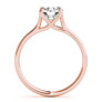 Elle Cathedral Lab-Grown Diamond Ring - Side View - Vowmira lab-grown diamond jewelry