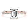 Solon Emerald Cut Lab-Grown Diamond Ring - View 2