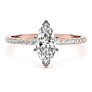 Solon Marquise Cut Lab-Grown Diamond Ring - Side View