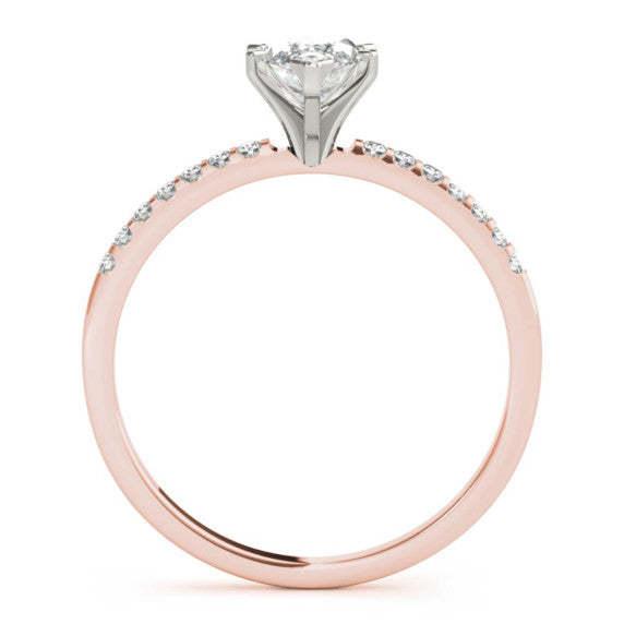 Solon Marquise Cut Lab-Grown Diamond Ring - Detail View - Vowmira lab-grown diamond jewelry