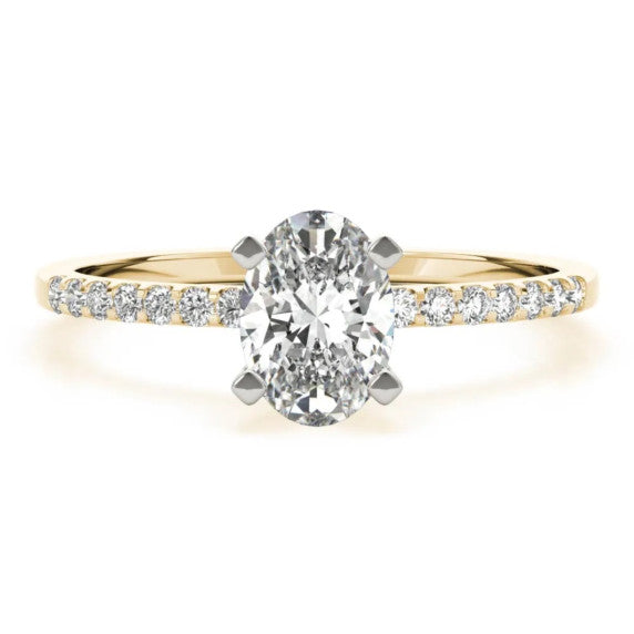 Solon Princess Cut Lab-Grown Diamond Ring - Main View - Vowmira lab-grown diamond jewelry