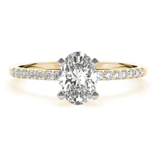 Solon Princess Cut Lab-Grown Diamond Ring - Main View - Vowmira lab-grown diamond jewelry