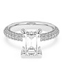 Evangeline Lab-Grown Diamond Ring - Side View - Vowmira lab-grown diamond jewelry