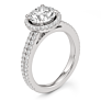 Jezebel Lab-Grown Diamond Ring - Side View - Vowmira lab-grown diamond jewelry