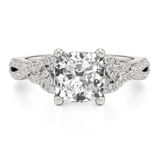Ravina Lab-Grown Diamond Ring - Main View - Vowmira lab-grown diamond jewelry