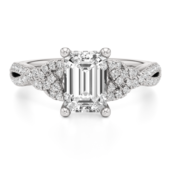 Ravina Lab-Grown Diamond Ring - Main View - Vowmira lab-grown diamond jewelry