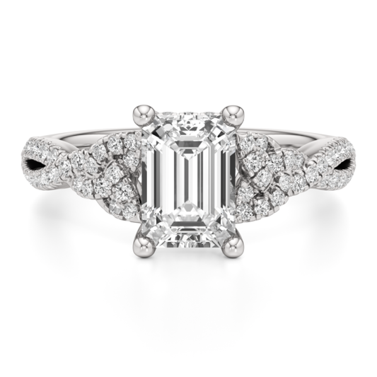 Ravina Lab-Grown Diamond Ring - Main View - Vowmira lab-grown diamond jewelry