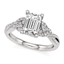 Ravina Lab-Grown Diamond Ring - Side View - Vowmira lab-grown diamond jewelry