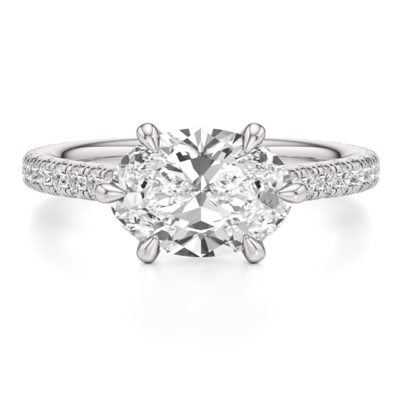 Odilia Lab-Grown Diamond Ring - Main View - Vowmira lab-grown diamond jewelry