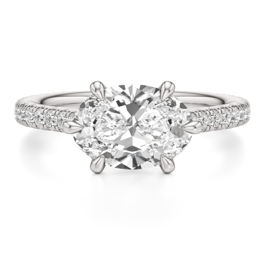 Odilia Lab-Grown Diamond Ring - Main View - Vowmira lab-grown diamond jewelry