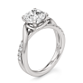 Autumn Cushion Cut Lab-Grown Diamond Ring - Side View - Vowmira lab-grown diamond jewelry