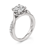 Autumn Lab-Grown Diamond Ring - Side View - Vowmira lab-grown diamond jewelry