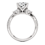 Ellie Cushion Cut Lab-Grown Diamond Ring - Side View