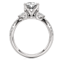 Ellie Oval Lab-Grown Diamond Ring - Detail View - Vowmira lab-grown diamond jewelry