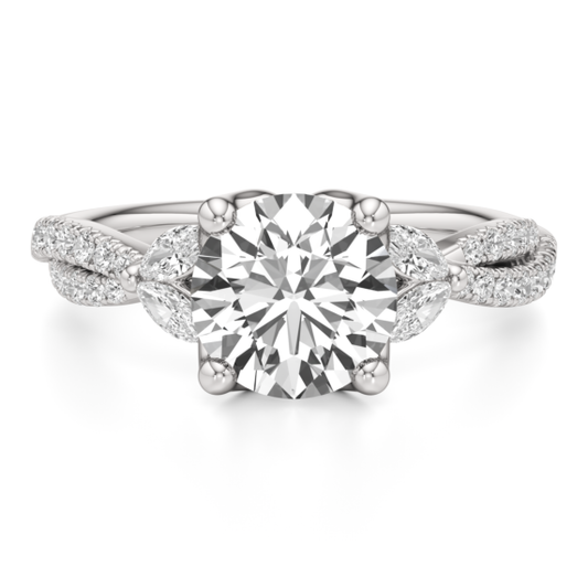 Ellie Lab-Grown Diamond Ring - Main View - Vowmira lab-grown diamond jewelry