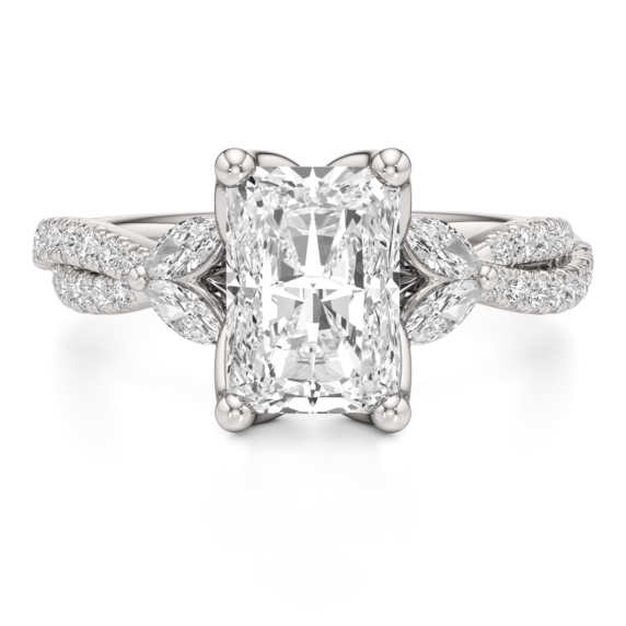 Ellie Lab-Grown Diamond Ring - Main View - Vowmira lab-grown diamond jewelry