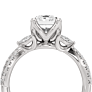 Ellie Lab-Grown Diamond Ring - Side View - Vowmira lab-grown diamond jewelry