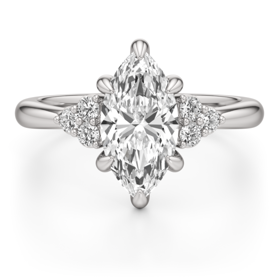Arianna Marquise Cut Lab-Grown Diamond Ring - Main View
