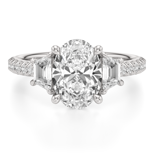 Sanibel Lab-Grown Diamond Ring - Main View - Vowmira lab-grown diamond jewelry