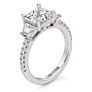 Sanibel Lab-Grown Diamond Ring - Side View - Vowmira lab-grown diamond jewelry