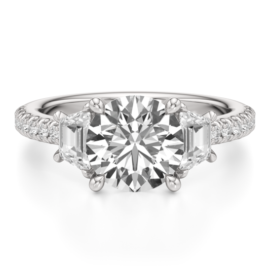Sanibel Lab-Grown Diamond Ring - Main View - Vowmira lab-grown diamond jewelry