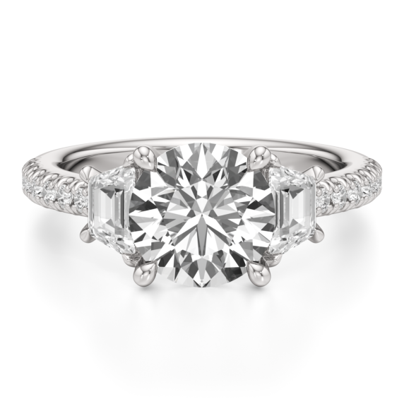 Sanibel Lab-Grown Diamond Ring - Main View - Vowmira lab-grown diamond jewelry