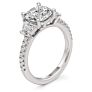 Sanibel Lab-Grown Diamond Ring - Side View - Vowmira lab-grown diamond jewelry