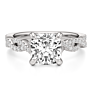 Rhea Cushion Cut Lab-Grown Diamond Ring - Side View
