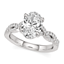 Rhea Oval Lab-Grown Diamond Ring - Detail View - Vowmira lab-grown diamond jewelry