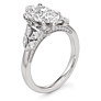 Ari Lab-Grown Diamond Ring - Side View - Vowmira lab-grown diamond jewelry
