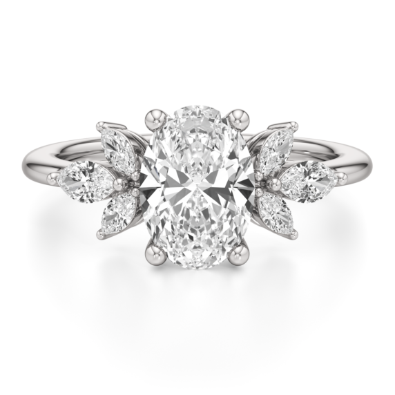 Ayla Lab-Grown Diamond Ring - Main View - Vowmira lab-grown diamond jewelry