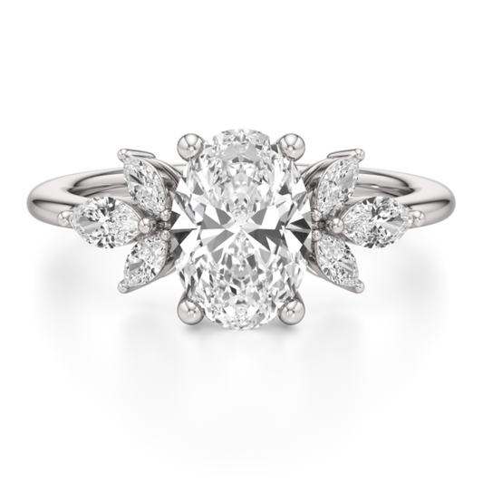 Ayla Lab-Grown Diamond Ring - Main View - Vowmira lab-grown diamond jewelry