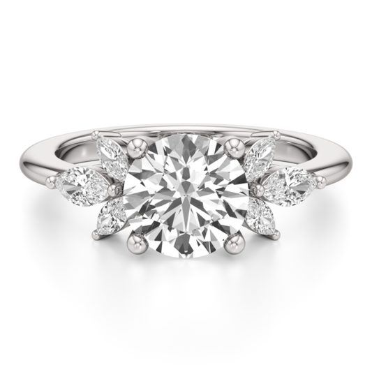 Ayla Lab-Grown Diamond Ring - Main View - Vowmira lab-grown diamond jewelry
