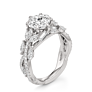 Ivy Lab-Grown Diamond Ring - Side View - Vowmira lab-grown diamond jewelry