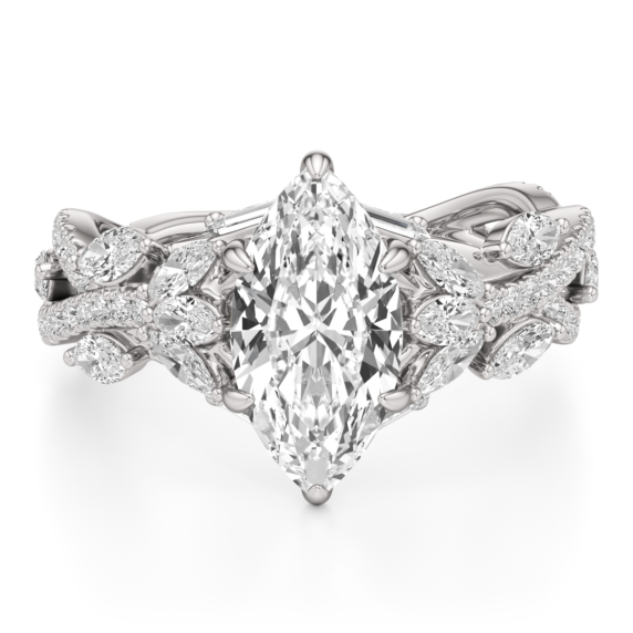 Ivy Lab-Grown Diamond Ring - Main View - Vowmira lab-grown diamond jewelry