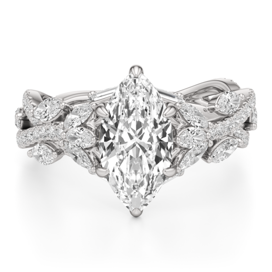 Ivy Lab-Grown Diamond Ring - Main View - Vowmira lab-grown diamond jewelry