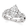 Ivy Lab-Grown Diamond Ring - Side View - Vowmira lab-grown diamond jewelry