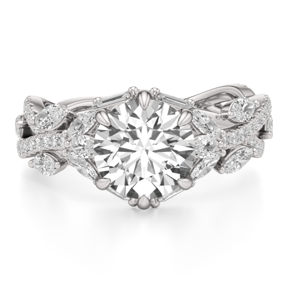 Ivy Lab-Grown Diamond Ring - Main View - Vowmira lab-grown diamond jewelry