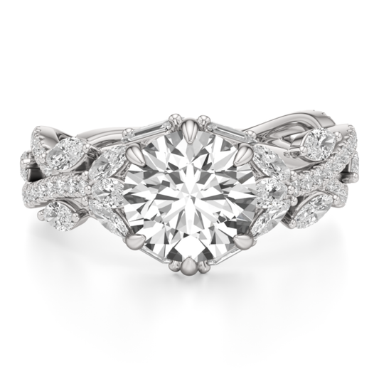 Ivy Lab-Grown Diamond Ring - Main View - Vowmira lab-grown diamond jewelry