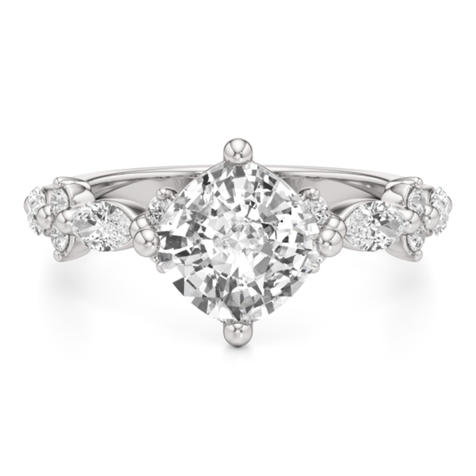 Rowan Lab-Grown Diamond Ring - Main View - Vowmira lab-grown diamond jewelry