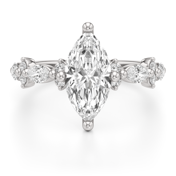 Rowan Lab-Grown Diamond Ring - Main View - Vowmira lab-grown diamond jewelry