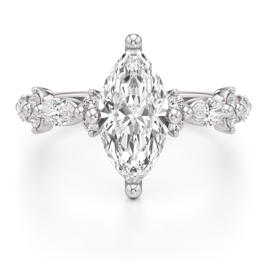 Rowan Lab-Grown Diamond Ring - Main View - Vowmira lab-grown diamond jewelry