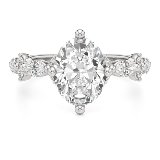 Rowan Lab-Grown Diamond Ring - Main View - Vowmira lab-grown diamond jewelry