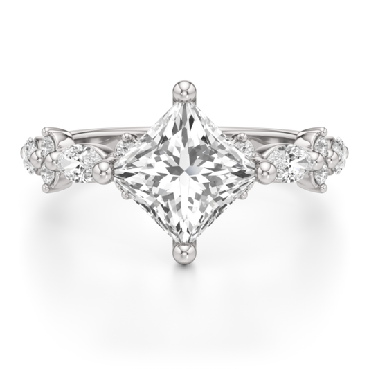 Rowan Lab-Grown Diamond Ring - Main View - Vowmira lab-grown diamond jewelry