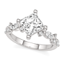 Rowan Lab-Grown Diamond Ring - Side View - Vowmira lab-grown diamond jewelry