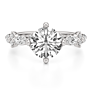 Rowan Lab-Grown Diamond Ring - Side View - Vowmira lab-grown diamond jewelry