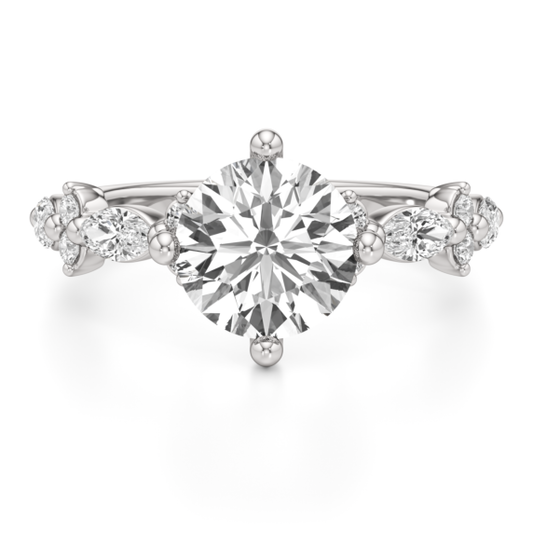 Rowan Lab-Grown Diamond Ring - Main View - Vowmira lab-grown diamond jewelry