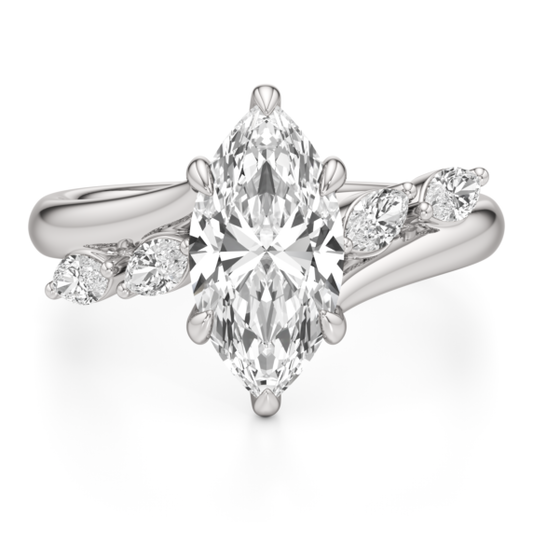 Montauk Lab-Grown Diamond Ring - Main View - Vowmira lab-grown diamond jewelry