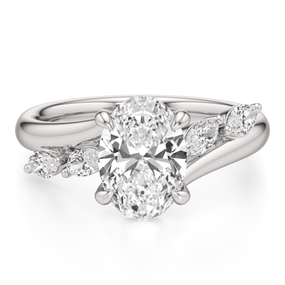 Montauk Lab-Grown Diamond Ring - Main View - Vowmira lab-grown diamond jewelry
